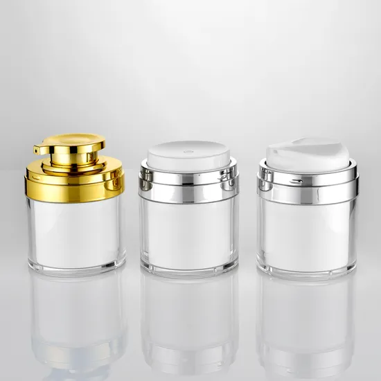 Wholesale Luxury Dual Walls Airless Bottle of Acrylic Lotion Bottle in Stock